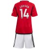 Maillot de Supporter Manchester United Eriksen 14 Domicile 2023-24 Pour Enfant